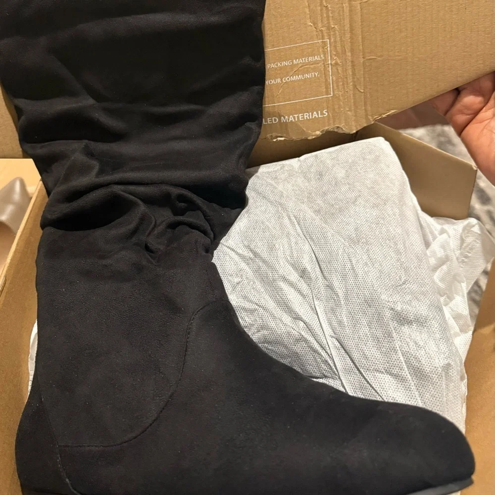 New Journee Collection Women's Rebecca Slouch Mid Shaft Boots size 7.5